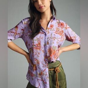 pilcro purple button down anthropology